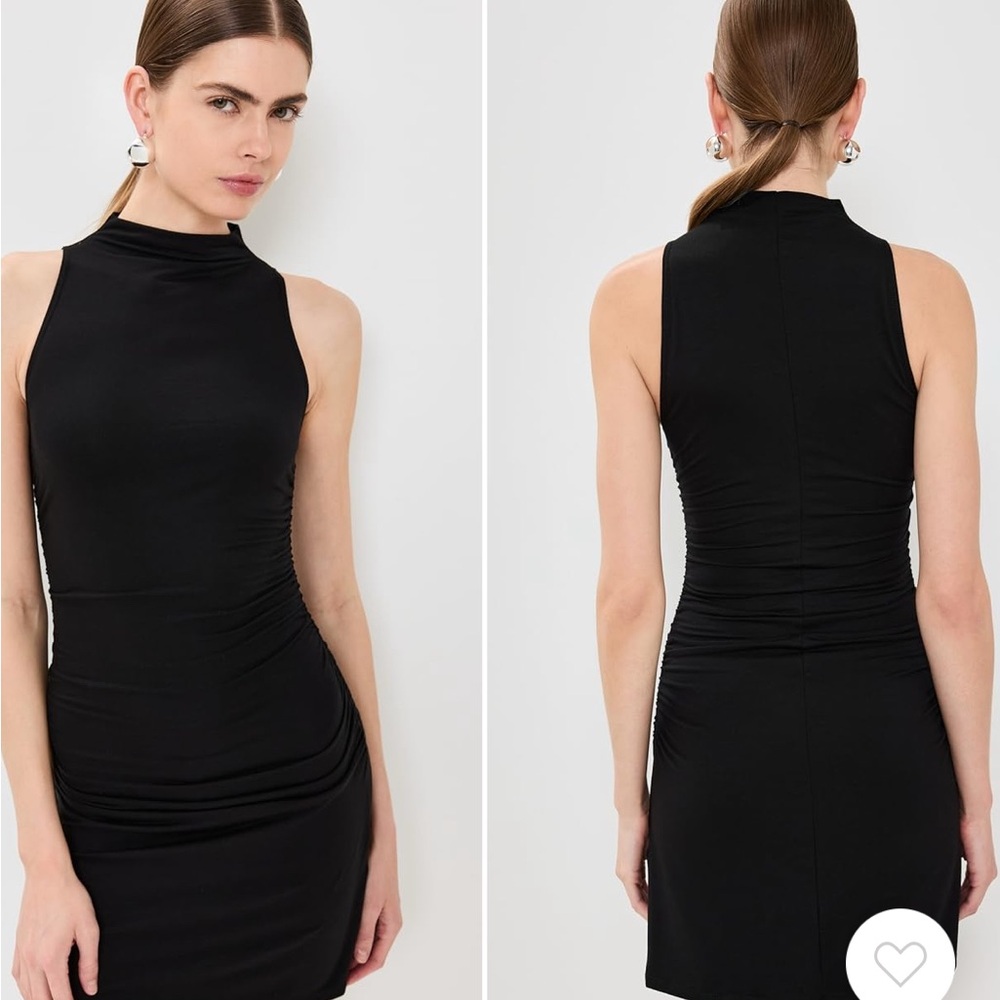 Reformation Jana Black Sleeveless Mini Dress XS